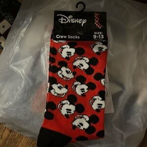 Disney Red and Black Mickey Mouse Socks,mickey mouse socks,men’s sock,